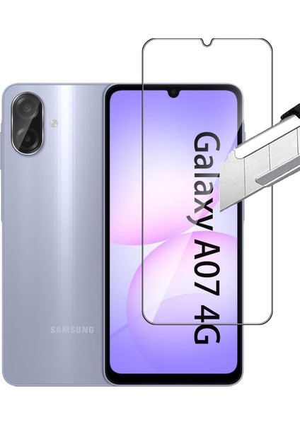 Samsung Galaxy A07 Uyumlu Ekran Koruyucu Kırılmaz Cam 9h Temperli Ekran Camı Şeffaf Passifik fiyatları