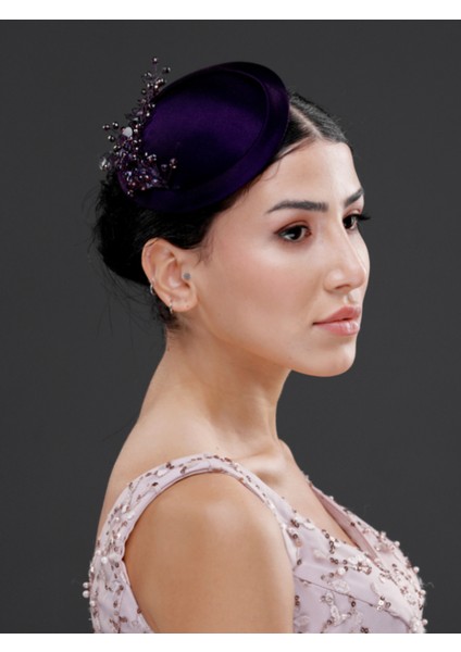 Inci ve Kristal Detaylı Zarif Nikah, Nişan, Davet Kepi