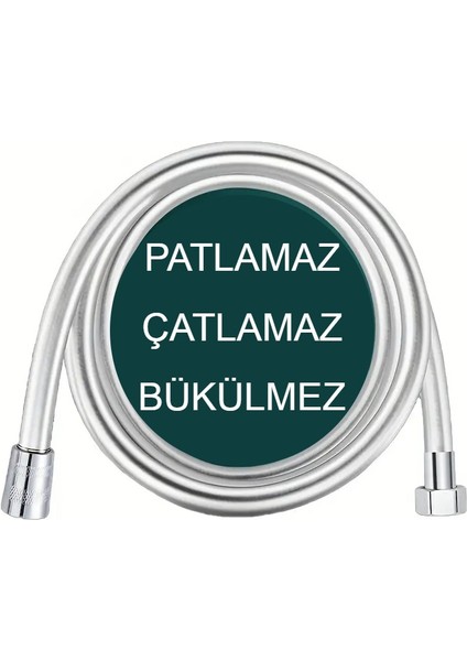 | Valtemo 150 cm Krom Pvc - Patlamaz Duş Hortumu - 5 Yıl Garantili - Ultra Dayanıklı - Neoflex fırsatları