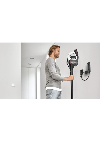 Çift Bataryalı Şarjlı Süpürge Unlimited 8 Gen2 Beyaz BBS8214 +Bosch Mutfak Robotu