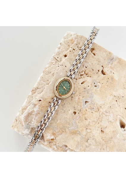 Duero Gold Gümüş Yeşil Saat fiyatları