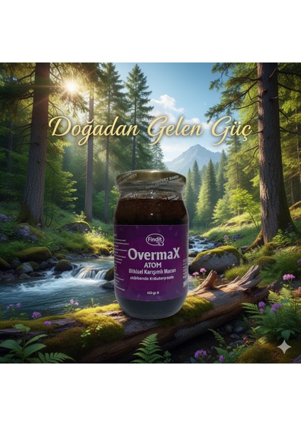 Overmax Bitkisel Karışımlı Atom Macun 420 gr modelleri