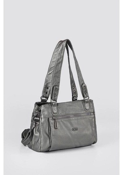 Zuwer Gri Cilt Omuz Çantası fiyatları