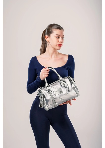 Stella Gri Cilt Omuz Çantası fiyatları