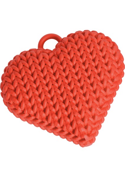 3D Örgü Kalp Anahtarlık