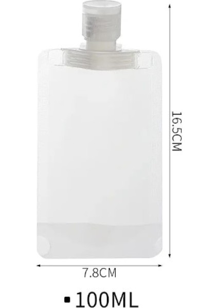 3 Adet 100ml Krem Şampuan Kabı Tekrar Kullanılabilir Set (4915) fırsatları