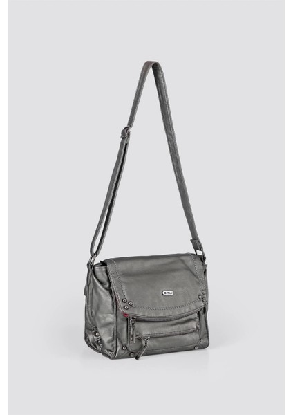 Witer Platin Cilt Omuz Çantası