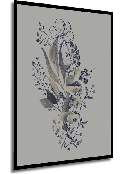 Çerçeve Görünümlü Çiçekli Dekoratif Ahşap Mdf Işyeri Duvar Tablo Dikdörtgen Işyeri Duvar Tablo modelleri