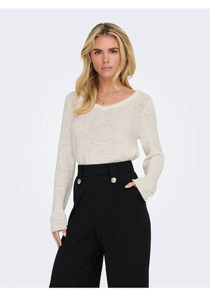 Onlgeena L/s V-Neck Knt Noos Kadın Kazak 15340862