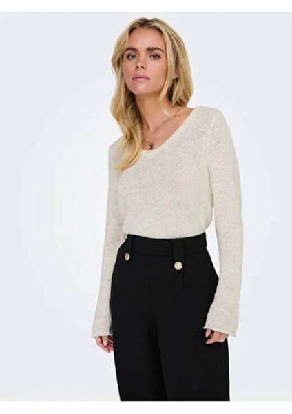 Onlgeena L/s V-Neck Knt Noos Kadın Kazak 15340862 fiyatları