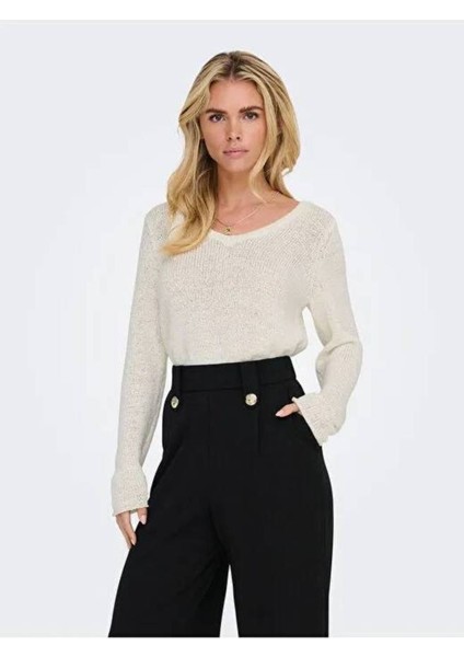 Onlgeena L/s V-Neck Knt Noos Kadın Kazak 15340862 fırsatları