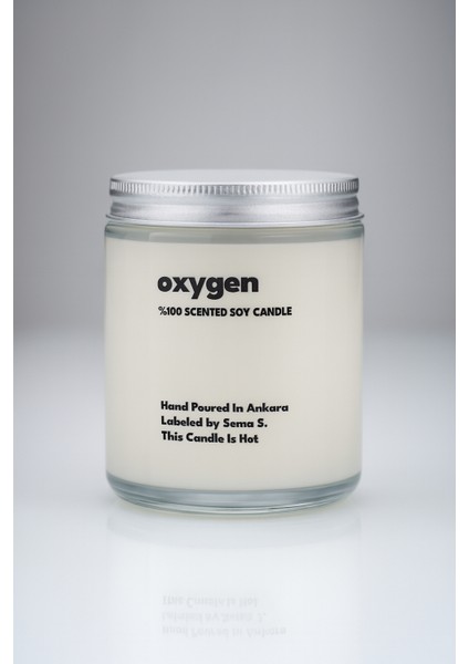 : Oxygen : Cam Kavanozda Kokulu %100 Soya Mum (Limon, Bergamot, Iris Çiçeği, Ylang Ylang) fiyatları