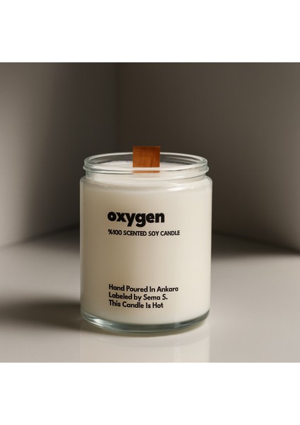 : Oxygen : Cam Kavanozda Kokulu %100 Soya Mum (Limon, Bergamot, Iris Çiçeği, Ylang Ylang) modelleri