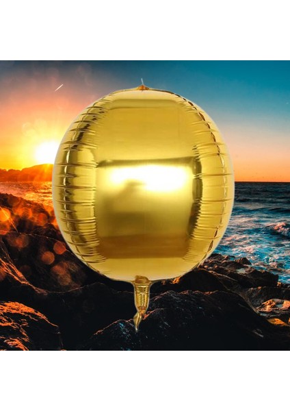 Folyo Balon 22 Inç Küre Altın Gold fırsatları