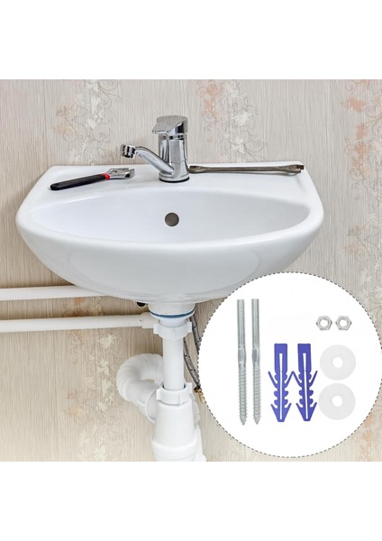 Lavabo Montaj Vidası Seti – Paslanmaz Çelik Dayanıklı Uzun Ömürlü Montaj Aparatı Banyo Mutfak Lavabo Bağlantısı indirimleri