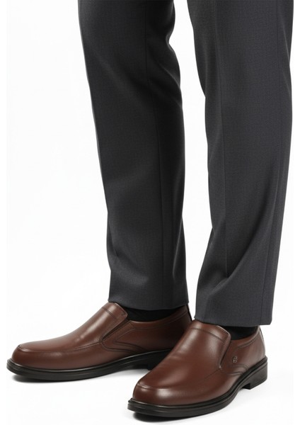 Kahve Hakiki Deri Erkek Günlük Ayakkabı Dsn 2036 M modelleri