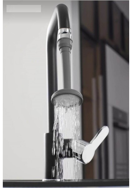 Ayarlanabilir Şelale Musluk Ucu - Antrasit modelleri