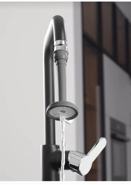Ayarlanabilir Şelale Musluk Ucu - Antrasit fırsatları