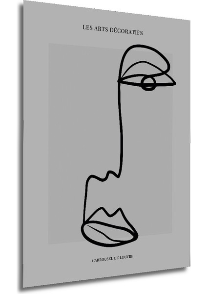 Minimal Çizgi Yüz Dekoratif Ahşap Mdf Ev/işyeri Duvar Tablo Dikdörtgen Ev/işyeri Duvar Tablo modelleri