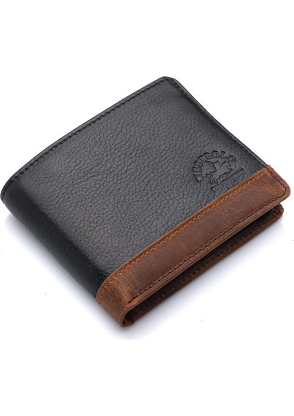 Hakiki Deri Kağıt Para ve Bol Kart Bölmeli Erkek Cüzdanı - Siyah-G2 Taba fiyatları