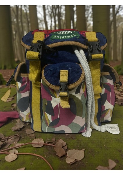 Kaliteli Tek Gözlü Vintage Disayn Unisex Sırt Günlük Okul Gezi Kamp Trekking Çantası Kc Ahtapot Bag