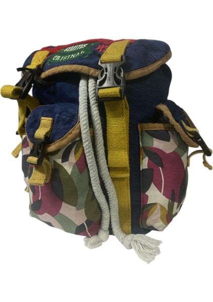 Kaliteli Tek Gözlü Vintage Disayn Unisex Sırt Günlük Okul Gezi Kamp Trekking Çantası Kc Ahtapot Bag fırsatları