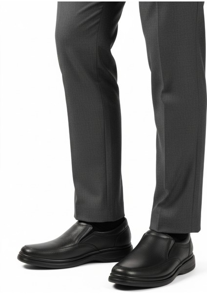 Siyah Kırışık Hakiki Deri Erkek Günlük Ayakkabı Dsn 2035 M modelleri