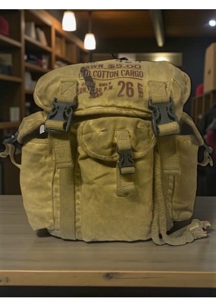 Kaliteli Tek Gözlü Vintage Disayn Unisex Sırt Günlük Okul Gezi Kamp Trekking Çantası Kc Ahtapot Bag