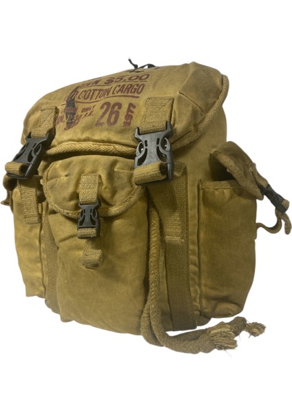 Kaliteli Tek Gözlü Vintage Disayn Unisex Sırt Günlük Okul Gezi Kamp Trekking Çantası Kc Ahtapot Bag fırsatları