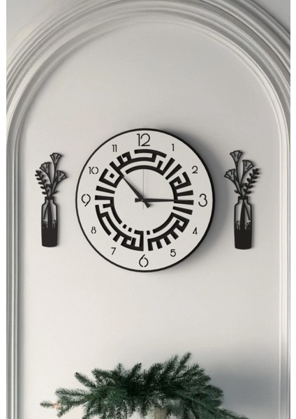 Modern Ahşap Duvar Saati Sağlam **çok Şık** ve Birarada..no:57 fiyatları