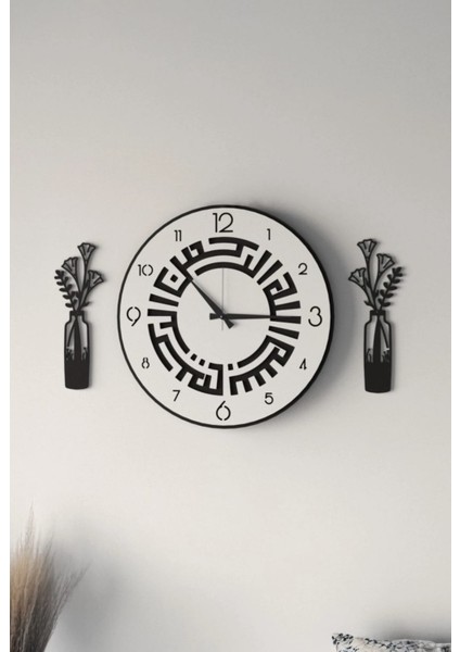 Modern Ahşap Duvar Saati Sağlam **çok Şık** ve Birarada..no:57 modelleri