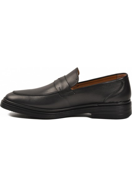 Siyah Hakiki Deri Erkek Günlük Ayakkabı Dsn 2033 M fırsatları