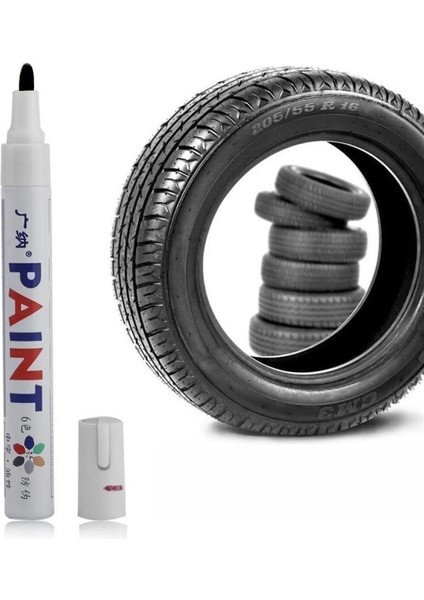 M101 Siyah Araç Motosiklet Lastik Boya Kalemi