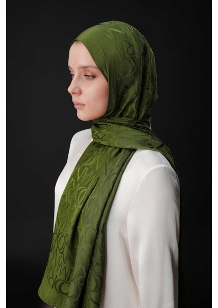 Imza Monogram Bordo Shiny Jakar Şal 70X200 modelleri