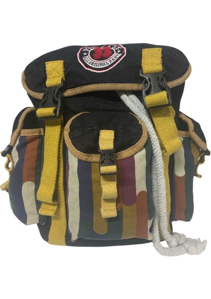 Kaliteli Tek Gözlü Vintage Disayn Unisex Sırt Günlük Okul Gezi Kamp Trekking Çantası Kc Ahtapot Bag fiyatları