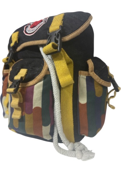 Kaliteli Tek Gözlü Vintage Disayn Unisex Sırt Günlük Okul Gezi Kamp Trekking Çantası Kc Ahtapot Bag fırsatları