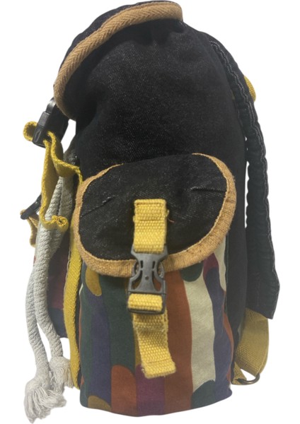 Kaliteli Tek Gözlü Vintage Disayn Unisex Sırt Günlük Okul Gezi Kamp Trekking Çantası Kc Ahtapot Bag indirimleri
