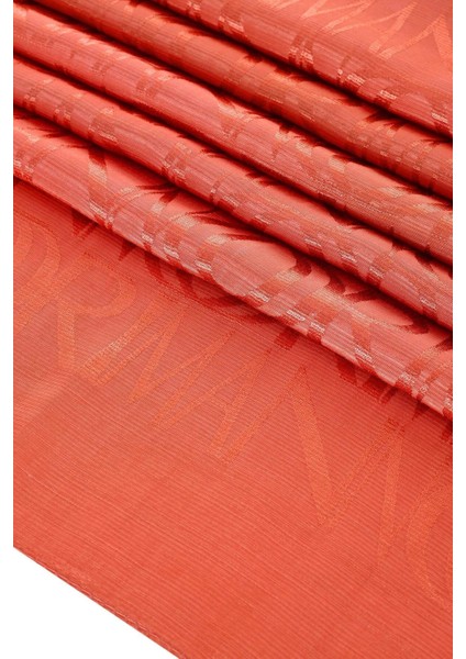 Imza Monogram Bordo Shiny Jakar Şal 70X200