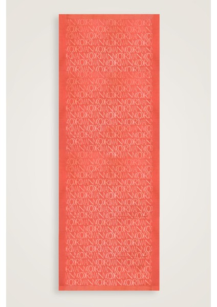 Imza Monogram Bordo Shiny Jakar Şal 70X200 fiyatları