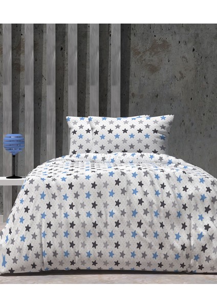 Çift Kişilik Desenli Nevresim Takımı ( Lastikli Çarşaflı)