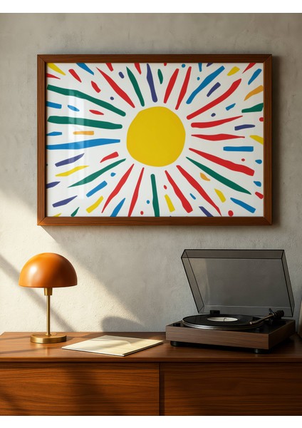 Güneşin Kalbi Dijital Baskı Poster (Çerçevesiz) fiyatları