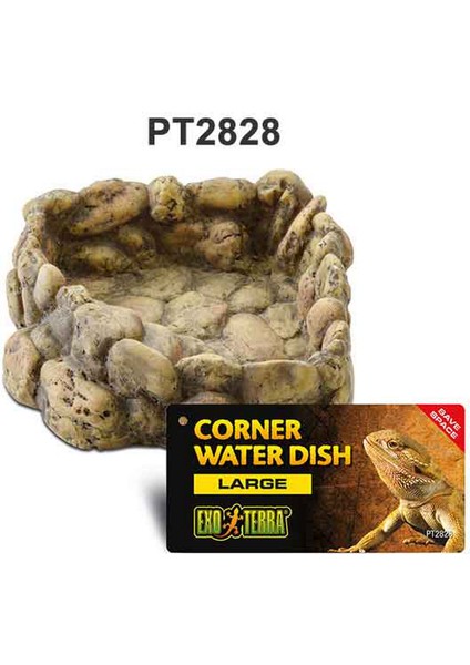 Techmrt Exo Terra Corner Water Dish Large