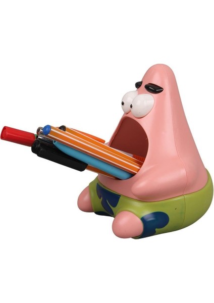 SN-27121 Süngerbob - Patrick Figürlü Masaüstü Kalemlik ve Organizer