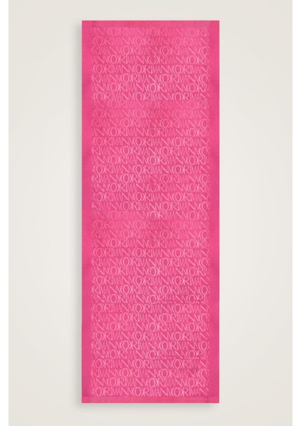 Imza Monogram Bordo Shiny Jakar Şal 70X200 fiyatları