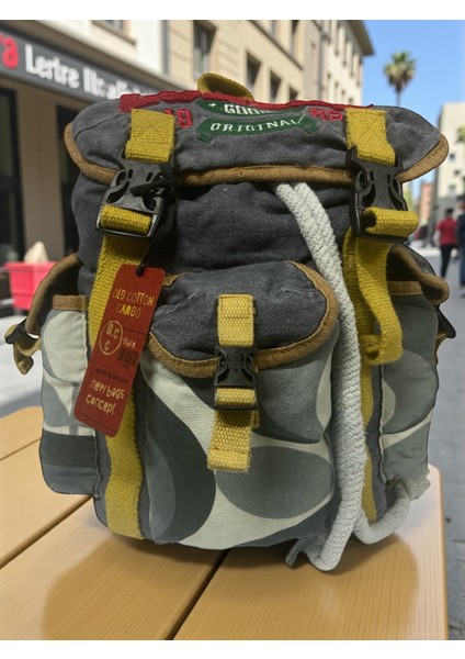 Kaliteli Tek Gözlü Vintage Disayn Unisex Sırt Günlük Okul Gezi Kamp Trekking Çantası Kc Ahtapot Bag