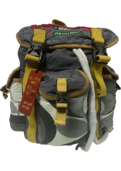 Kaliteli Tek Gözlü Vintage Disayn Unisex Sırt Günlük Okul Gezi Kamp Trekking Çantası Kc Ahtapot Bag fiyatları