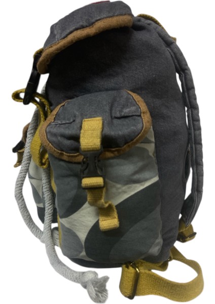 Kaliteli Tek Gözlü Vintage Disayn Unisex Sırt Günlük Okul Gezi Kamp Trekking Çantası Kc Ahtapot Bag indirimleri