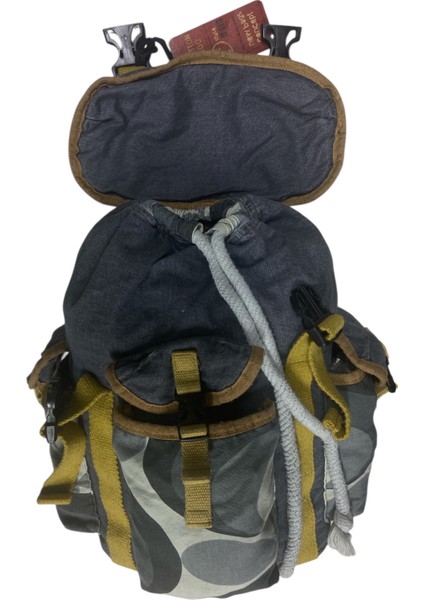 Kaliteli Tek Gözlü Vintage Disayn Unisex Sırt Günlük Okul Gezi Kamp Trekking Çantası Kc Ahtapot Bag