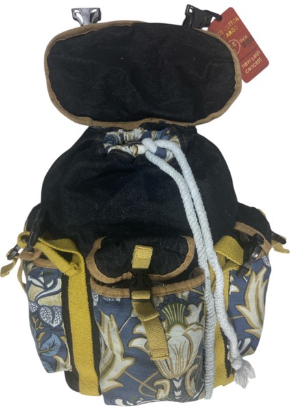 Kaliteli Tek Gözlü Vintage Disayn Unisex Sırt Günlük Okul Gezi Kamp Trekking Çantası Kc Ahtapot Bag