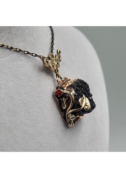 Doğal Ametist Taşlı Bakır Kolye fiyatları